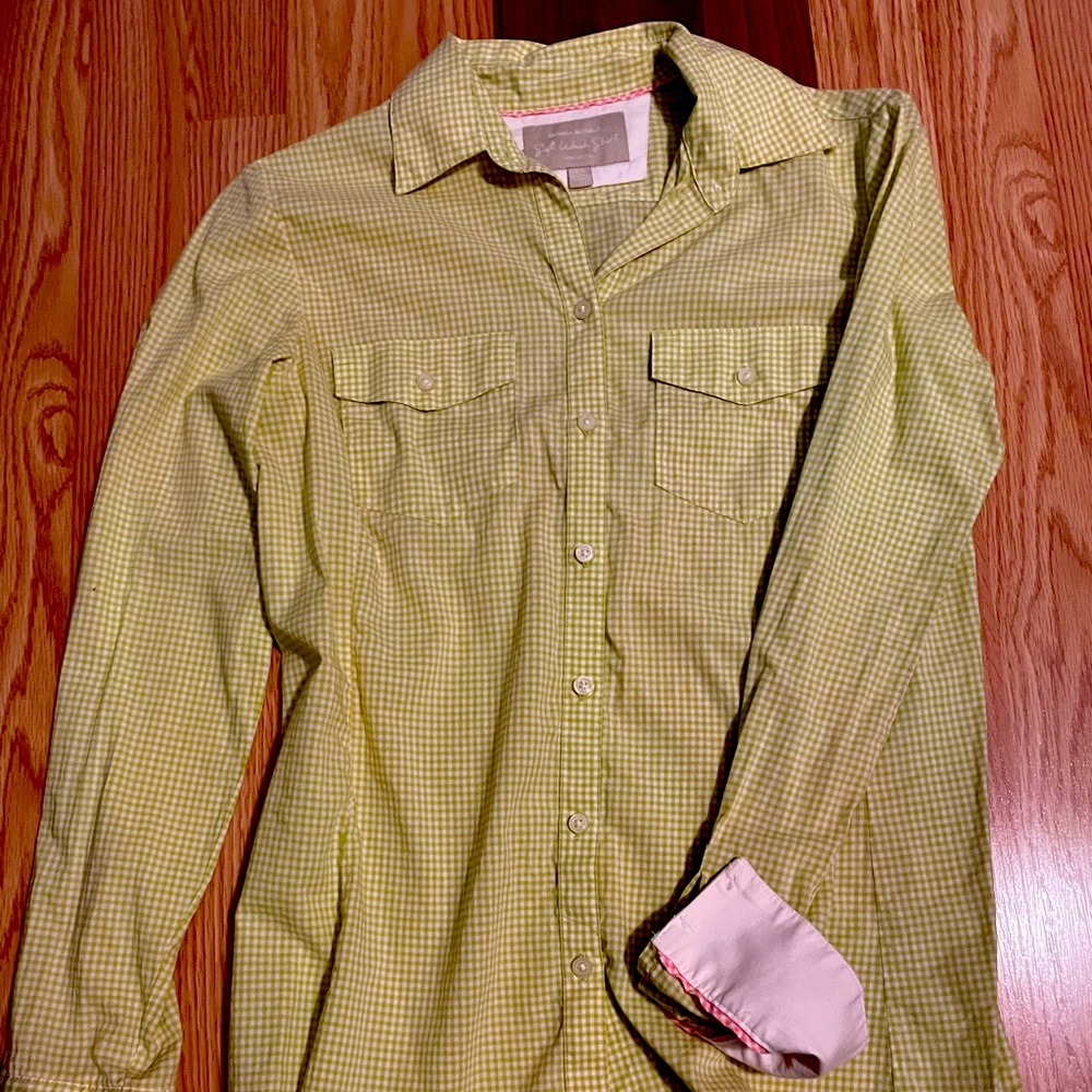 Long sleeve button shirt from Banana Republic.